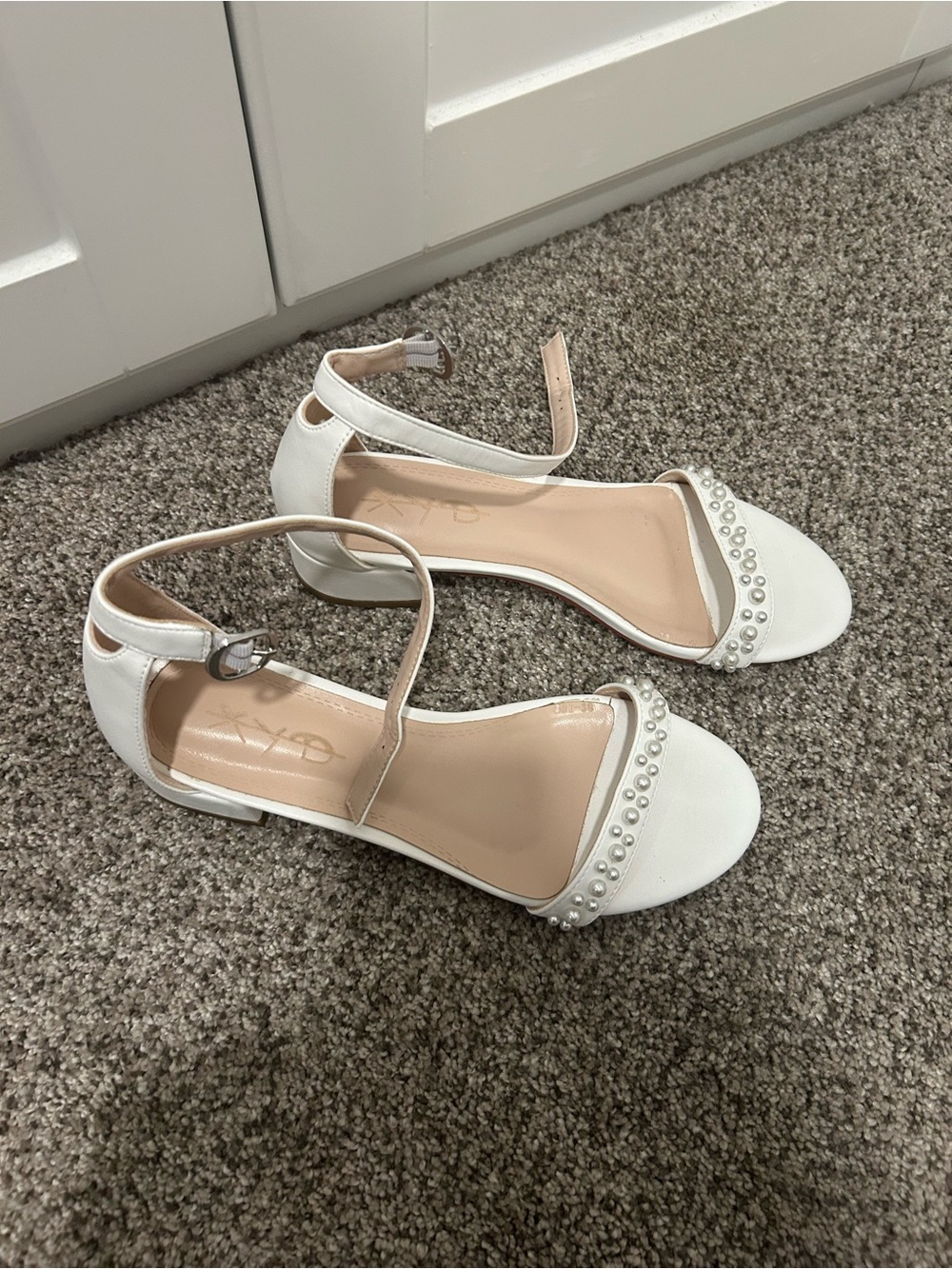 Pearl Block Heels